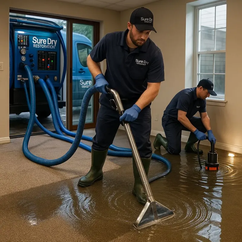Water Extraction and Removal process in Erin, TN